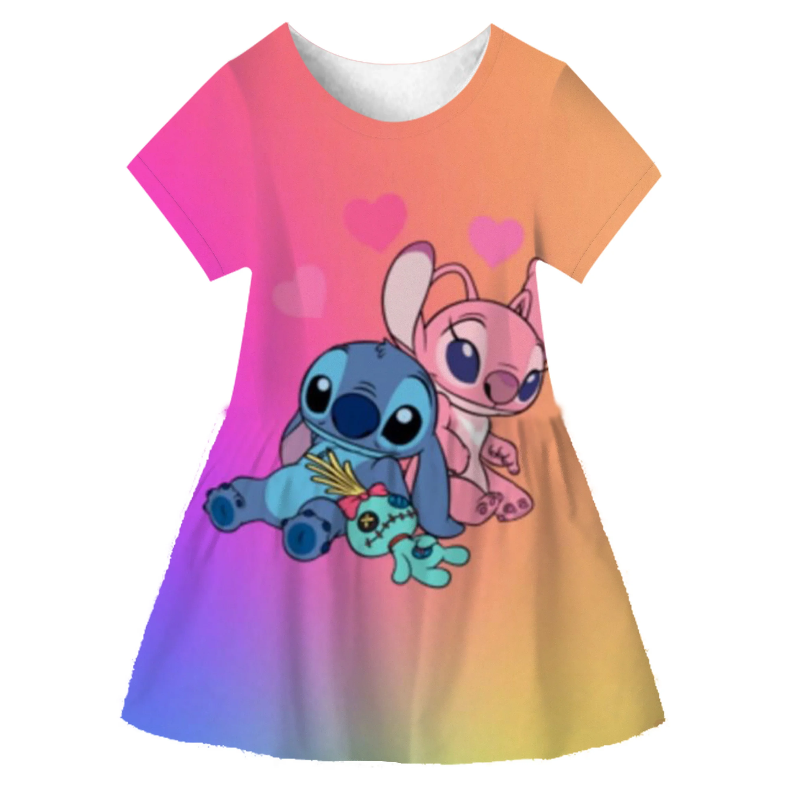 Disfraz de Stitch para niños y niñas de 1, 3, 7, 9 y 10 años, ropa de  Cosplay, vestido de fiesta, vestidos de princesa para niñas, vestido de  cumpleaños Up7T Gao Jinjia