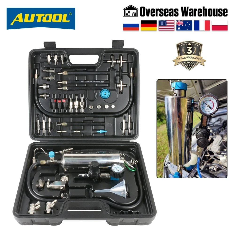 AUTOOL C100 آلة اختبار حاقن الوقود غير قابلة للتفك...