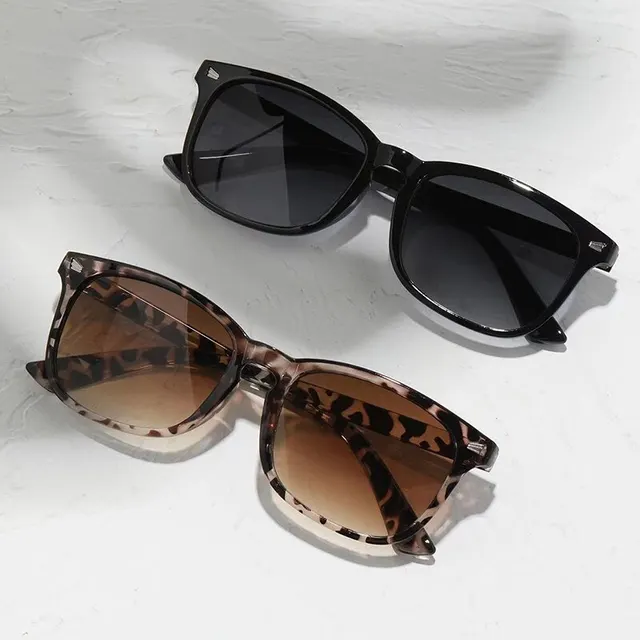 Occhiali Vintage Metallo Occhiali Da Sole Quadrati Retrò - Foto 11