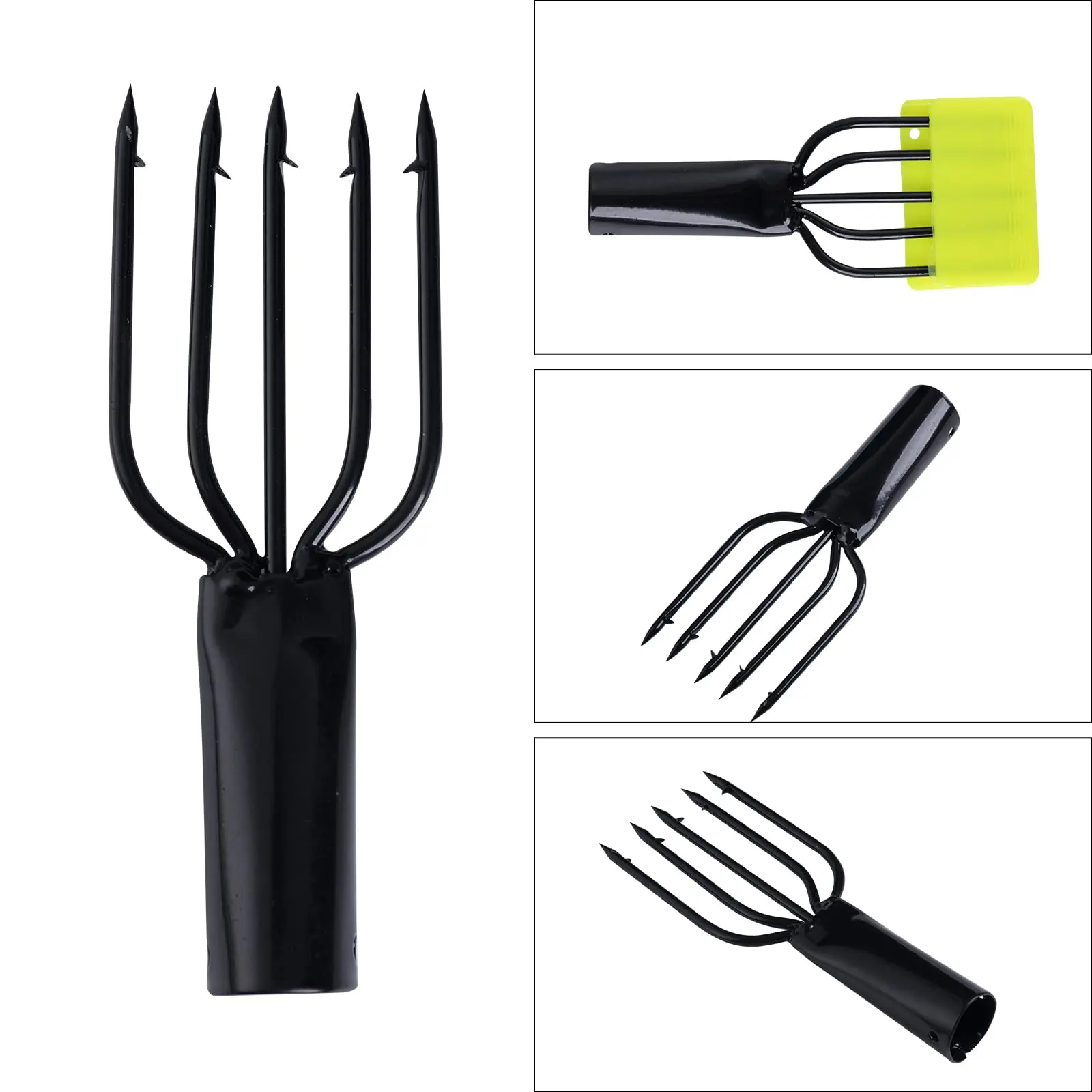 JOOYOO 5 Prong Fish Spear Barbed Stainless Steel 2