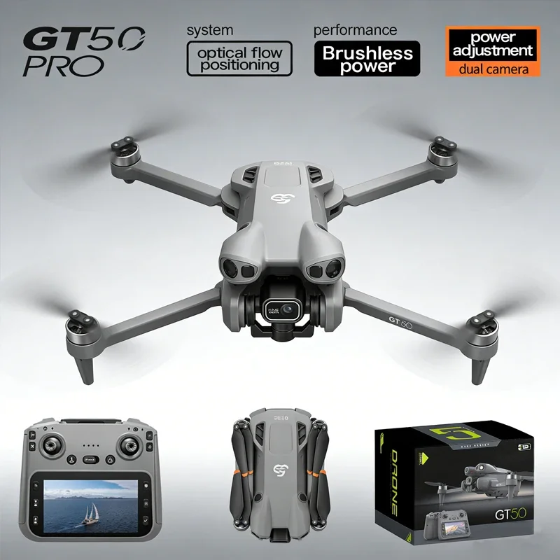 Drone Caméra 8K HD avec Stabilisation - Gris, Noir, Blanc, Rouge, Vert