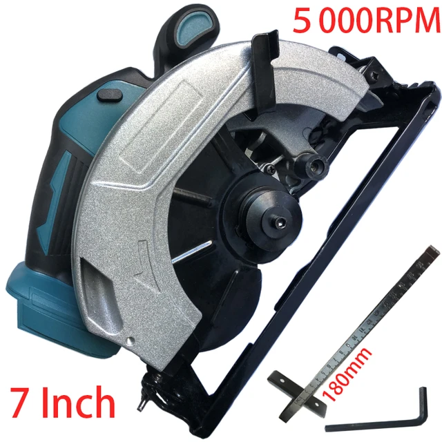 185mm Brushless Circular Saw Multifunctional 5000RPM Cutting Machine With  Laser Guide Auxiliary Handle For Makita 18V Battery - AliExpress