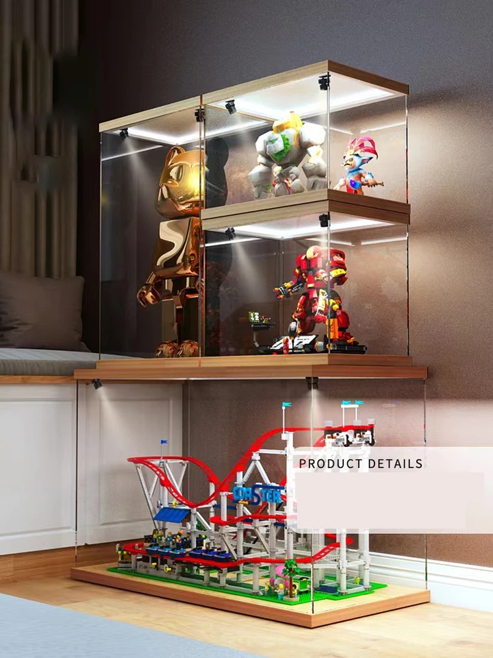 ライトアセンブリ収納ボックスオーガナイザー付きの積み重ね可能な