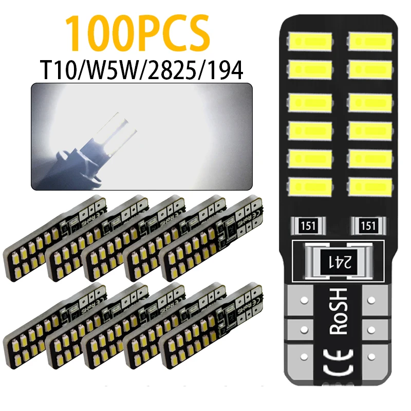 T10 168 194 2825 W5W LED 24-SMD