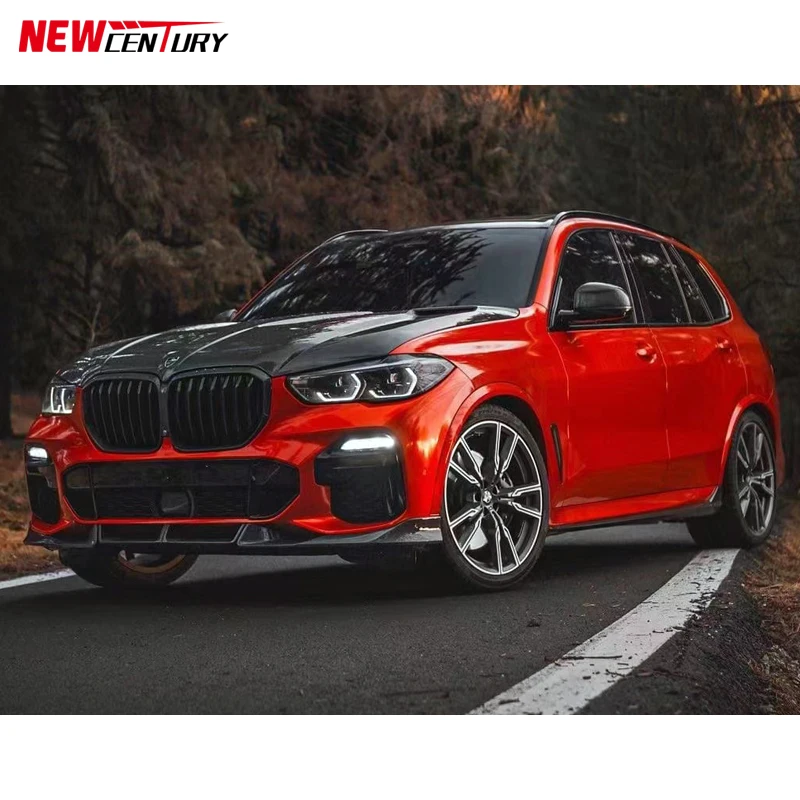 탄소 섬유 스타일 오프닝 후드 교체, BMW X5 G05 F95 에 적합