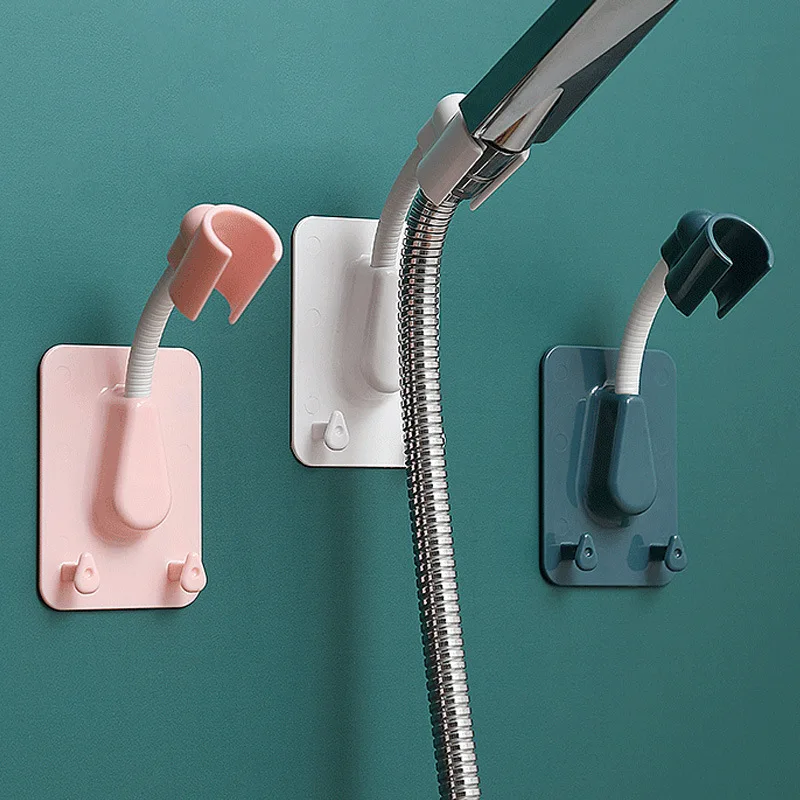 Shower Bracket Without Punching Adjustable Head Hanging Seat Children's Rain Lotus Canopy Fixed Wall Portable