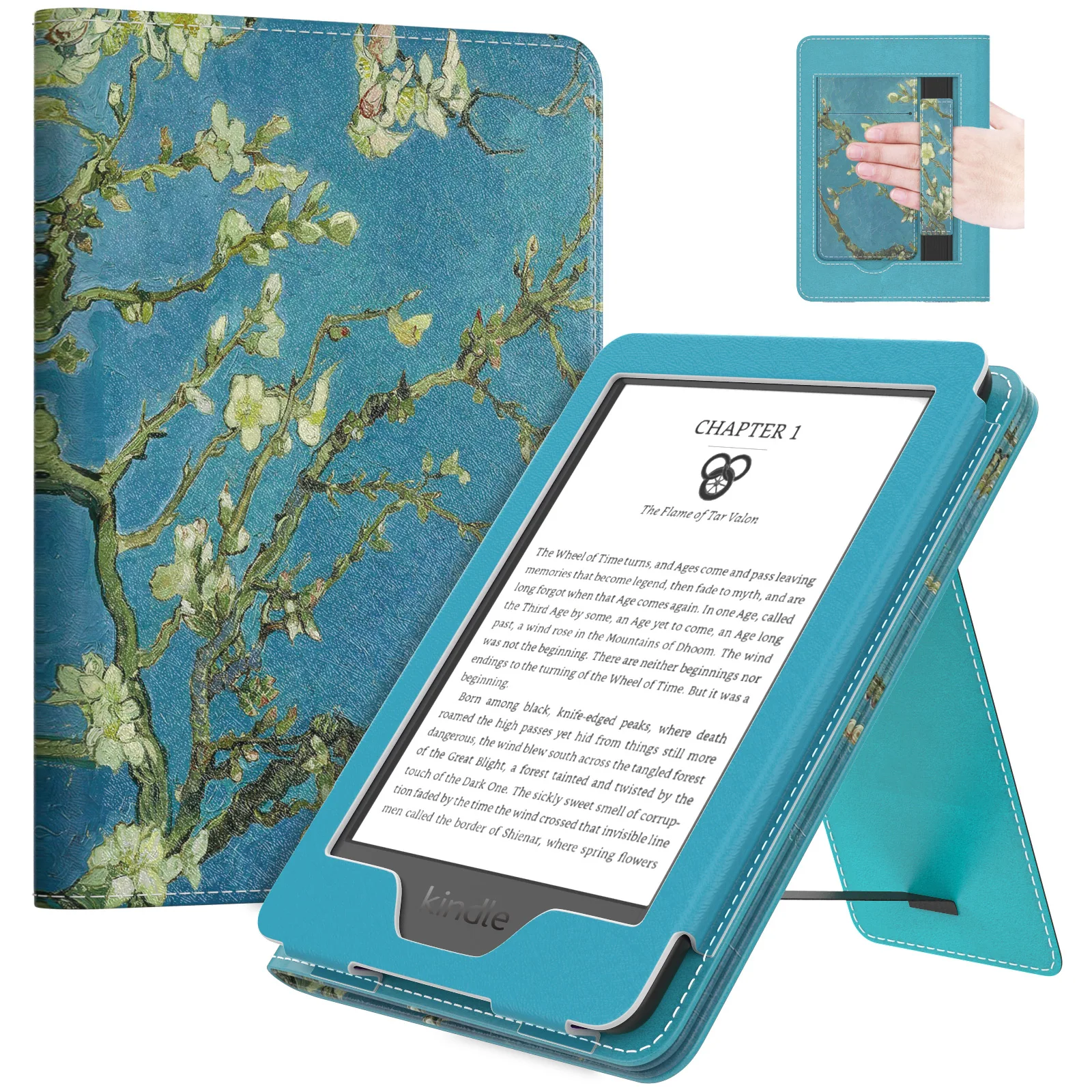 MoKo Funda para Kindle de 6 pulgadas (11ª generación, versión 2022), Kindle  (10ª generación, 2019)/Kindle (8ª generación, 2016), carcasa de