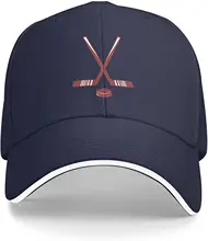 

Bdhjydb Hockey Puck Casual Baseball Caps Adjustable Outdoor Sports Cap for Men Women