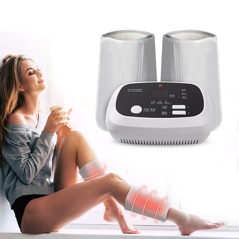 

Electric Professional Air Wave Full Leg Recovery Boots Sports Pressure Massage Air Compression Leg Wrap Massager