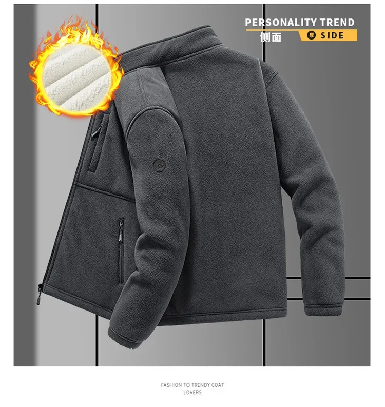 New New Mens Warehouse Jackets Men's Winter Warm Coats Fleece Thick Hooded Casual Cotton Coats Sportswear Plus Size Sweatshirts