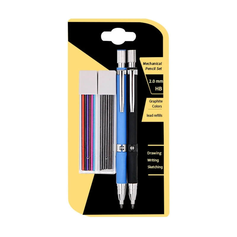 

Mechanical Pencils Set 2.0mm Automatic Pencil for