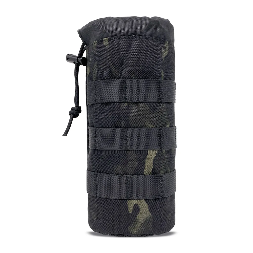 Nylon Water Bottle Bag Outdoor Camo Hunting Camping Hiking