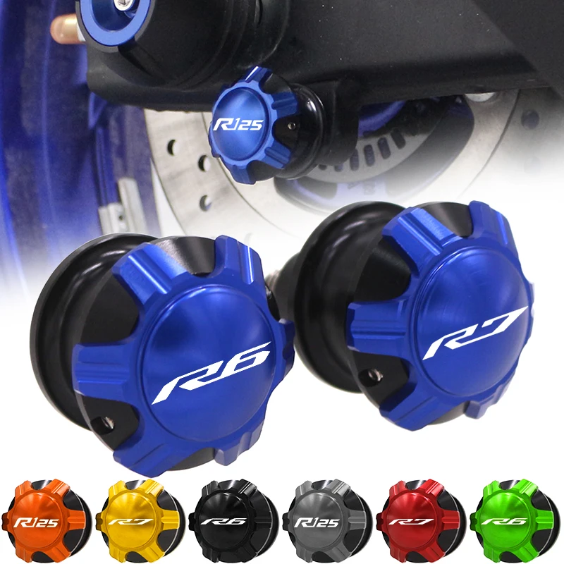 

Аксессуары для мотоциклов Yamaha R7 R6 R125 катушки с маятниковым рычагом слайдеры винты с задней подставкой из алюминиевого сплава с ЧПУ