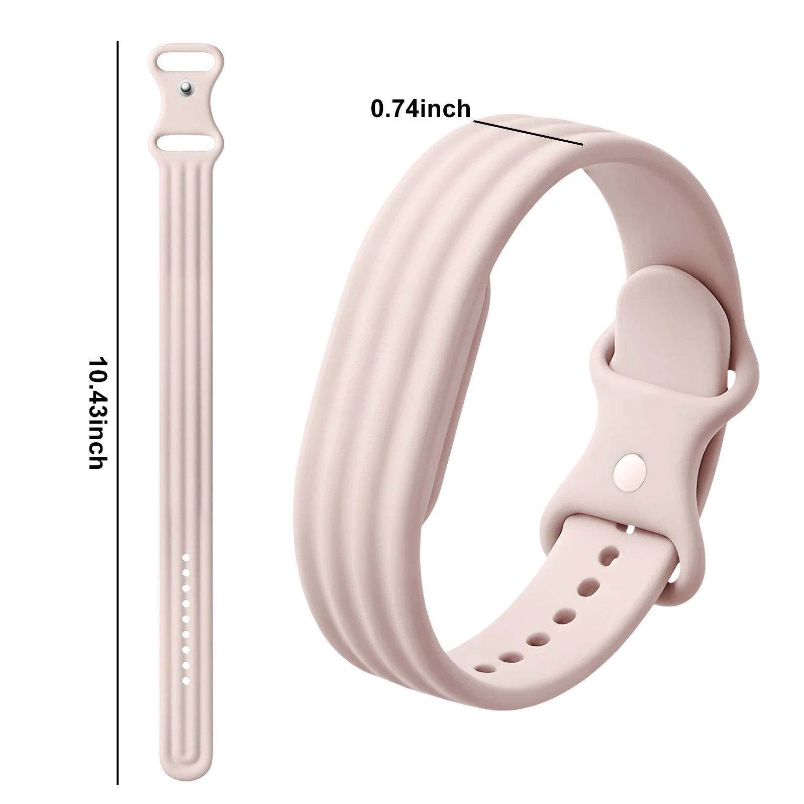 Silicone Strap Lightweight Screenless Activity Tracker Wristband for Fitness and Outdoor Activities