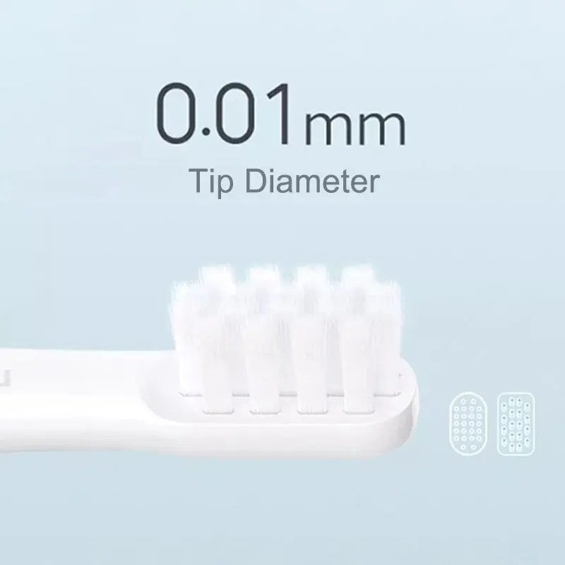 Original XIAOMI MIJIA Sonic Electric Toothbrush Head for T100 Replacement Toothbrush Heads (3 PCS) 2