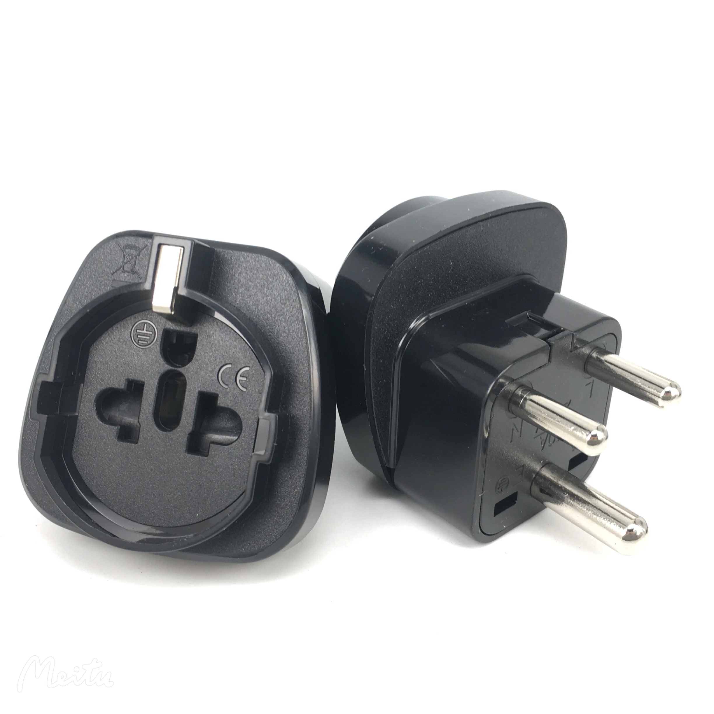 Convertidor de enchufe pequeño para Sudáfrica, adaptador de toma de corriente de CA, y negro, para Australia, Reino EE. UU., UE, Nepal, India, Sri Lanka, 1 unidad| | - AliExpress