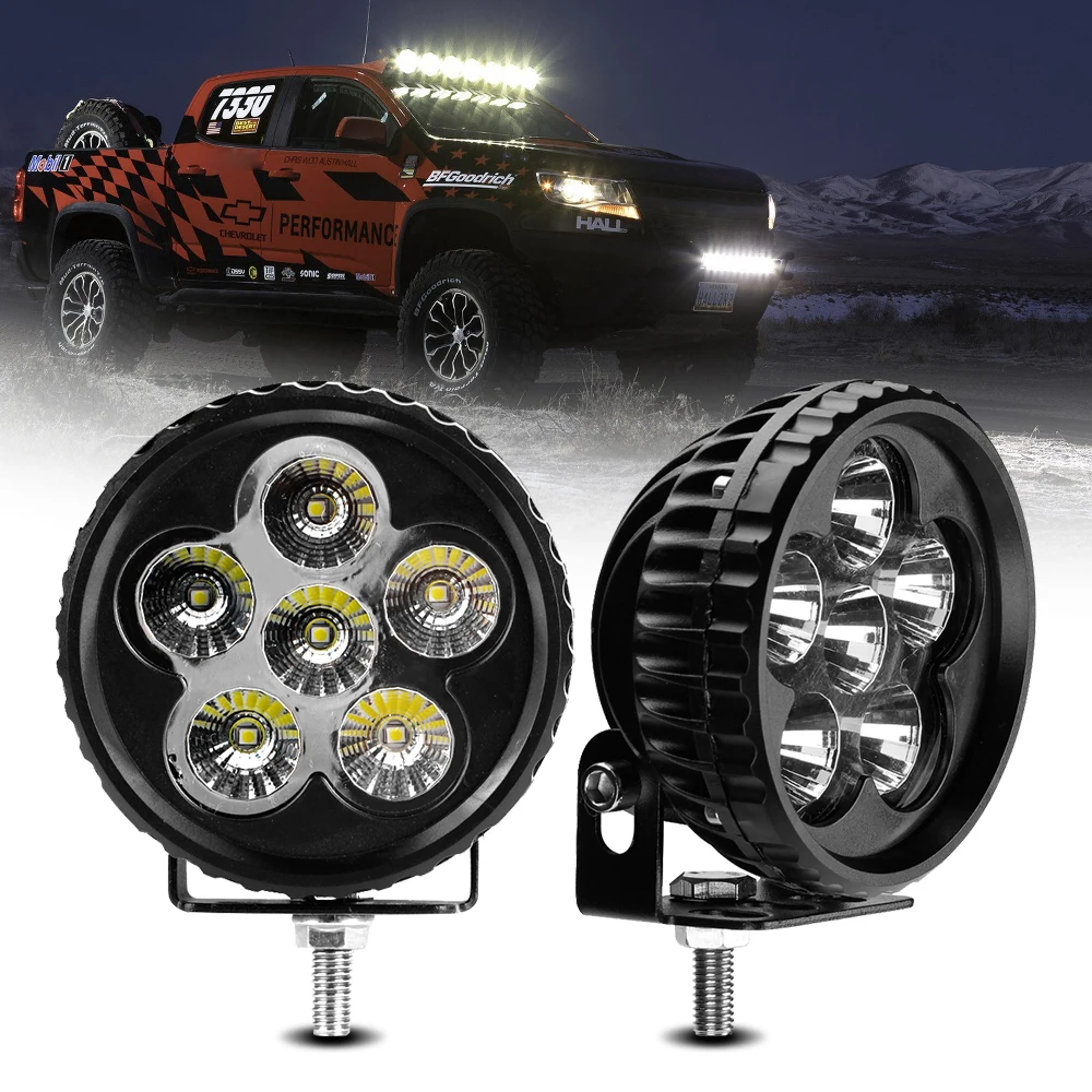 OKEEN LED 18W 6SMD fari da lavoro Bar Car Driving fendinebbia faretti per  fuoristrada 4x4 moto Auto camion DRL fari Auto 12V - AliExpress