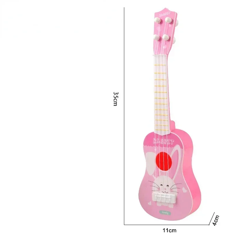 Kids Guitar Musical Instrument Ukulele Musical Montessori Toys for Children Learning Educational Toys Christmas Birthday Gift 3