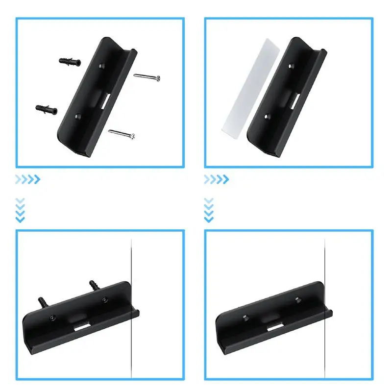 벽 태블릿 거치대 접착식 태블릿 스탠드, 노트북 선반, 벽 태블릿 거치대, 스마트폰용 벽 노트북 거치대