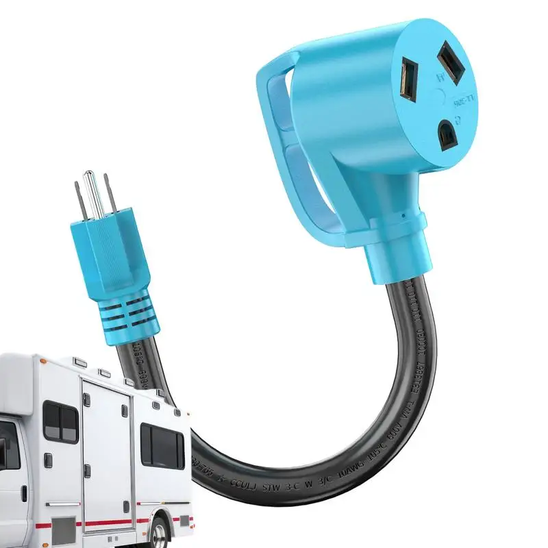 

Электрический адаптер питания RV Dogbone адаптер шнур с рукояткой NEMA 5-15P к стандартной вилке генератора шнур питания для круизного судна 30