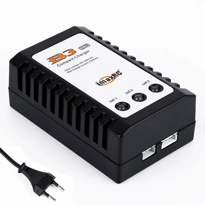 IMaxRC 리튬 배터리 밸런스드 충전기, 다중 보호 밸런스 배터리 충전기, AC 100-240V, B3 2S-3S Lipo