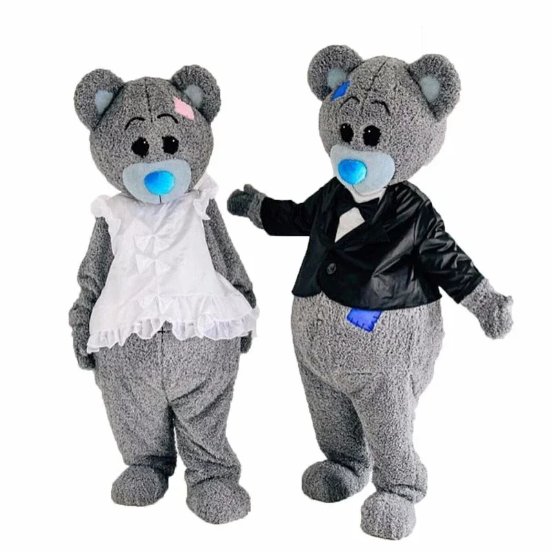 

New Teddy Bear Mascot Costume Set Role Playing Party Game Cartoon Anime Advertising Promotion Carnival Halloween Gift