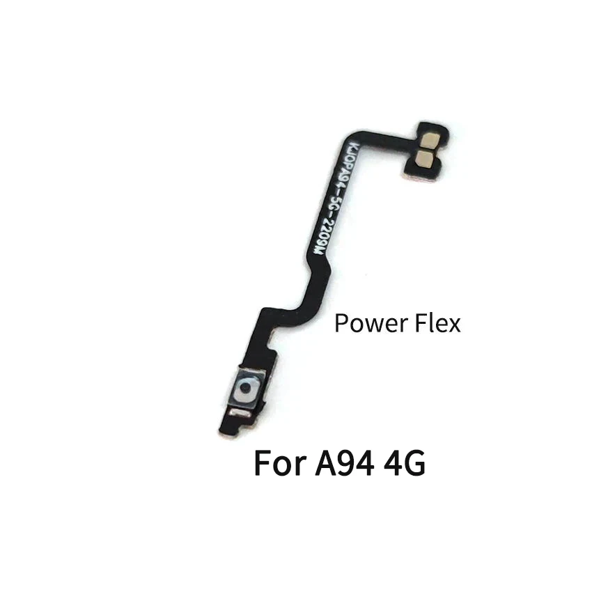 RongZy Tasto Power/Volume Flex Cavo per Oppo A94 5G/A95 5G Controlli Volume di Ricambio,Power On off Button, con Strumenti