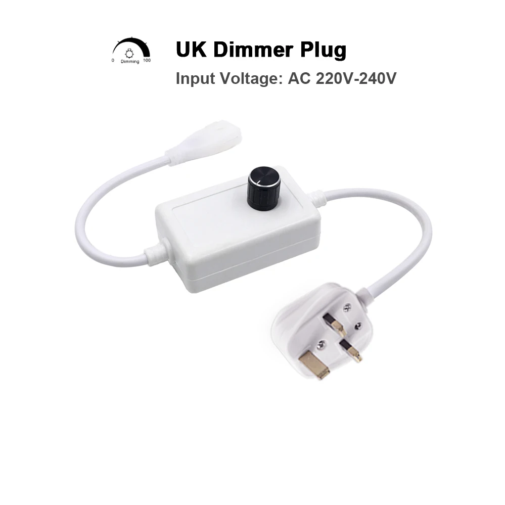 Dimmer Plug 220V UK