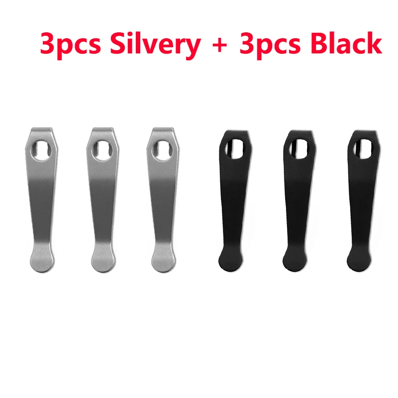 

6 шт./партия, титановый карманный зажим для ножа SPYDERCO Para 3