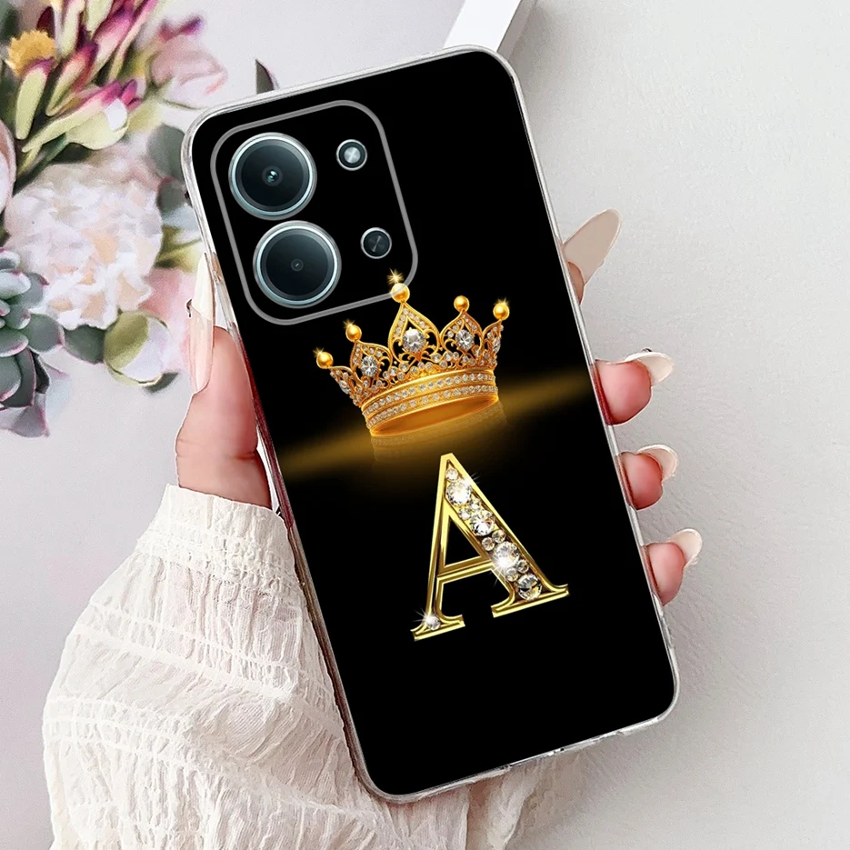 Luxury Letter Design Slim Phone Case - Soft Back Cover Coque