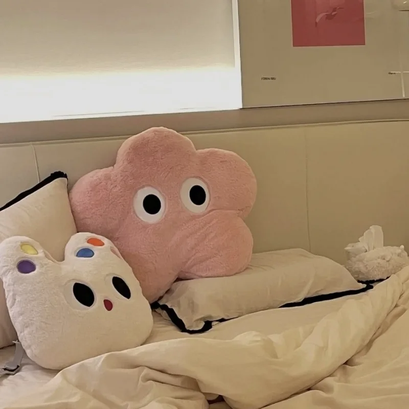Soft Animal Plush Cushion Cute Stuffed Toy Hugging Pillow 3D Flower Bear Cat Pig 5