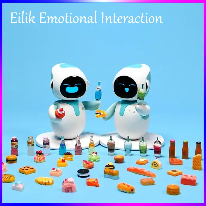 Eilik Smart Robot Intelligent Ai Robot Interattivo Emo Accompagna La Voce Spagnola Giocattoli Elettronici Per Bambini Mini Desktop Emo Smart Robot