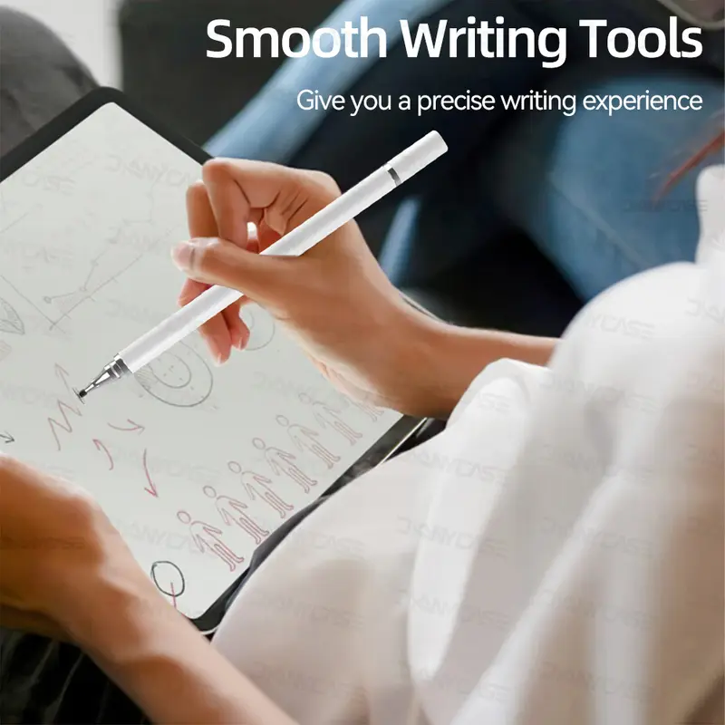 2 in 1 Universal Stylus Pen For Tablet Mobile Android ios Phone iPad Accessories Drawing Tablet Capacitive Screen Touch Pen - Image 5