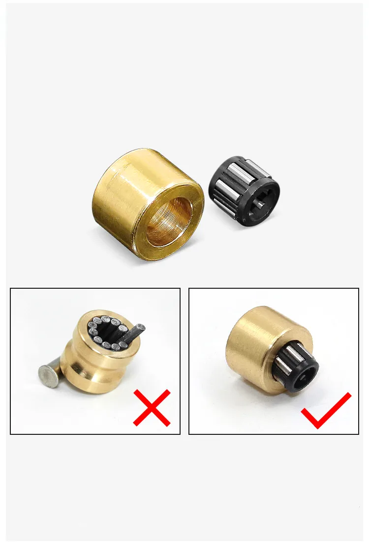 Description Picture 3 of item2pcs Stainless Steel Window Pulley Slot Wheels Silent Copper U Groove Track Door Roller Casters Sliding Window Hardware Fitting