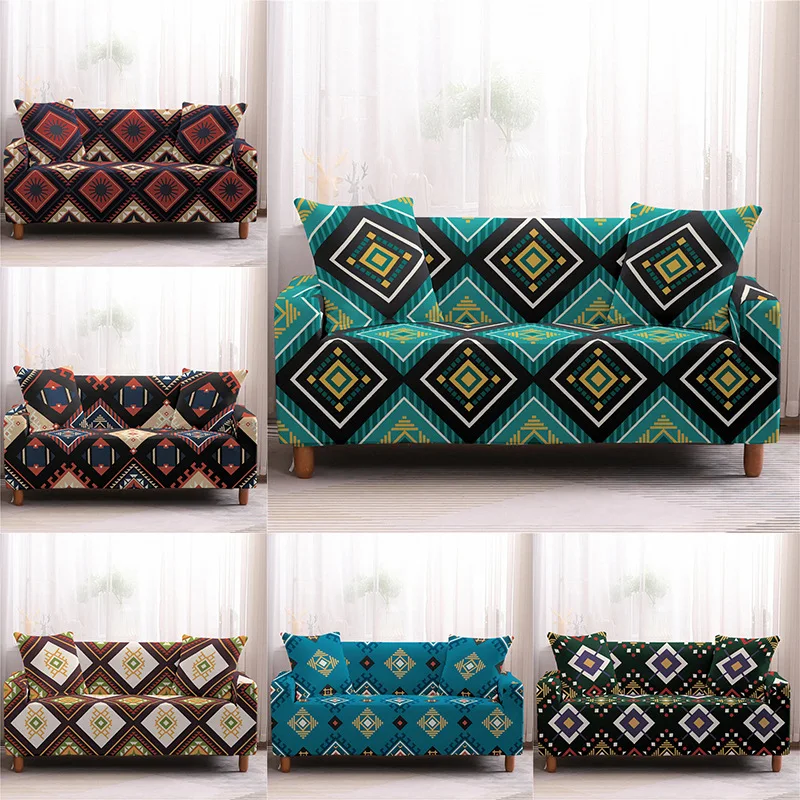 Bohemian Series Sofa Cover Home Decor Dustproof Elastic Allinclusive
