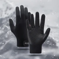 Kyncilor Autumn and Winter Cycling All Finger Waterproof Touch Screen Warm Gloves for Men and Women Mountaineering Gloves 1