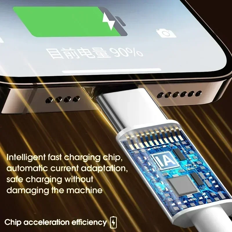 รูปสินค้า สายชาร์จ USB-C 30 ซม. รองรับ Samsung iPhone Xiaomi