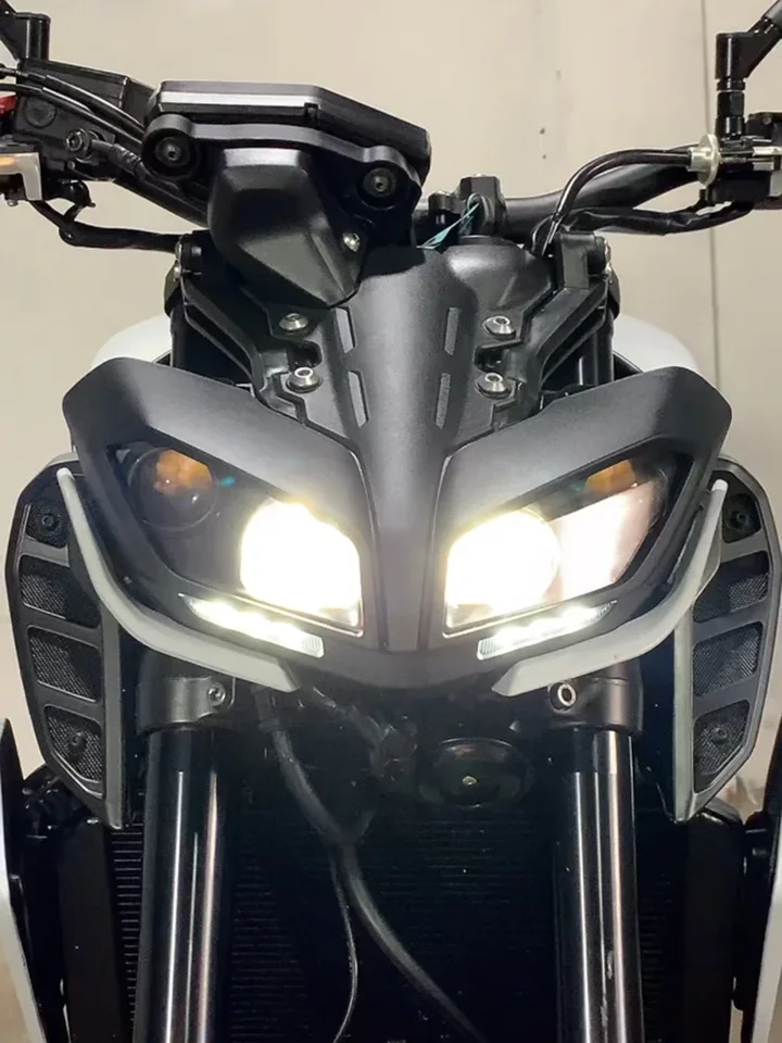 合成品】 👑 ヘッドライト MT-09用 MT09 FZ09 FZ-09 2017 2018 2019 ヘッド
