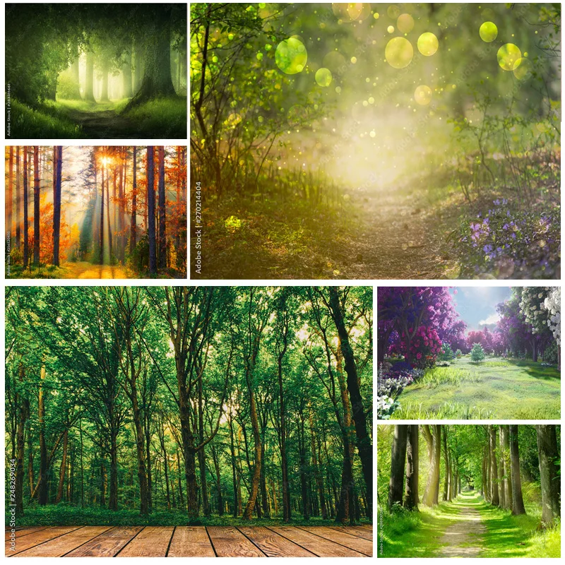 

Natural Scenery Photography Background Forest Landscape Travel Photo Backdrops Studio Props 22331 SELI-06