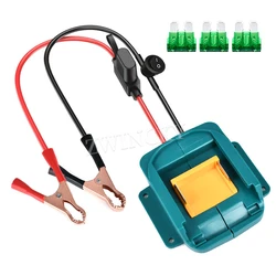 Portable Car Jump Starter with Lithium Battery Adapter and Emergency Booster Clips