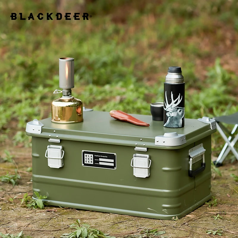 

Portable Case 47L Aluminum Alloy Box Outdoor Camping Storage Box High-capacity Move House Travel Sundries Trunk Camping Case