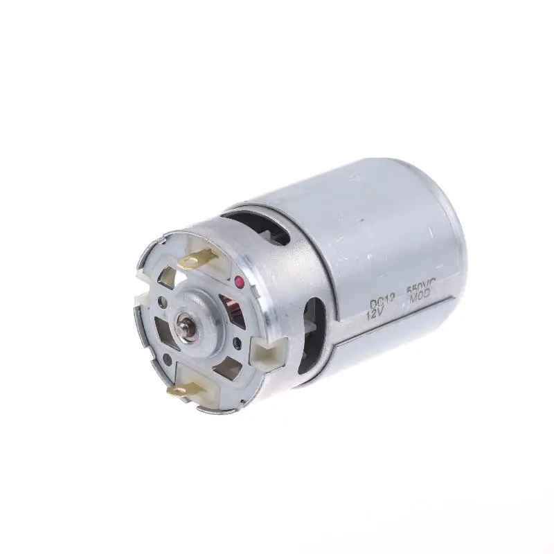 Mini 550 DC ELectric Motor 12V 9 Teeth Universal Angle Grinder Motor Power Tool Repair Part For Chainsaw Lawn Mower Grass Cutter