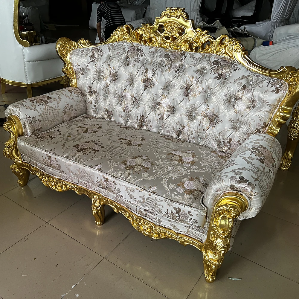 Luxury Good Quality Wooden and Velvet Throne Chair For Wedding Rental