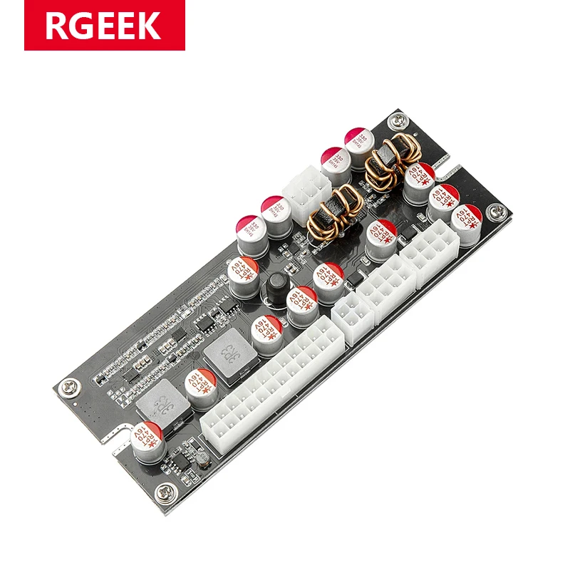 RGEEK DC 19V 300W 피크 17V-28V DC-DC PICO PSU ATX 24PIN 4PIN SATA MINI ITX mATX 컴퓨터 8핀 CPU용 PC 전원 공급 장치