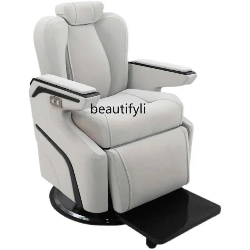 Electric Hair Care Chair Hair Salon Lift down Haircut Big Chassis Hairdressing Physiotherapy Chair electric can be put down lift haircut chair hairdressing chair