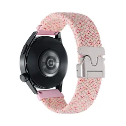 Braided Parachute - Style Smartwatch Strap, Adjustable 20 - 22mm Band - Amazfit Bip 6 5 (15 starlight pink)