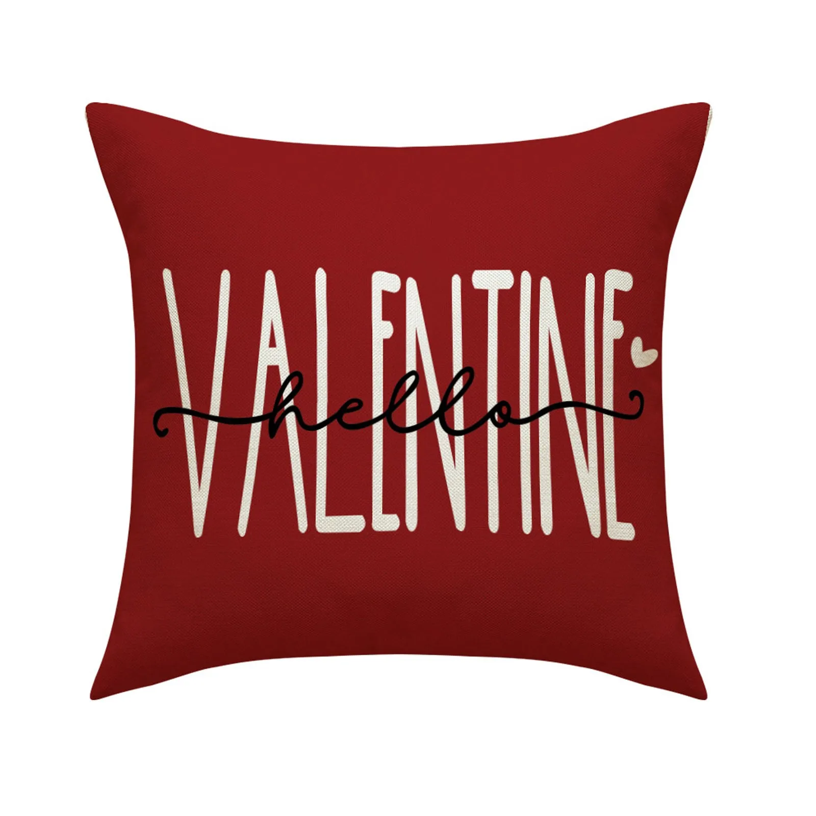 

Valentine's Day Throw Pillow Covers Decor for Home Red Polka Dots Love Heart Gnomes Happy Valentine Pillowcases Decorative