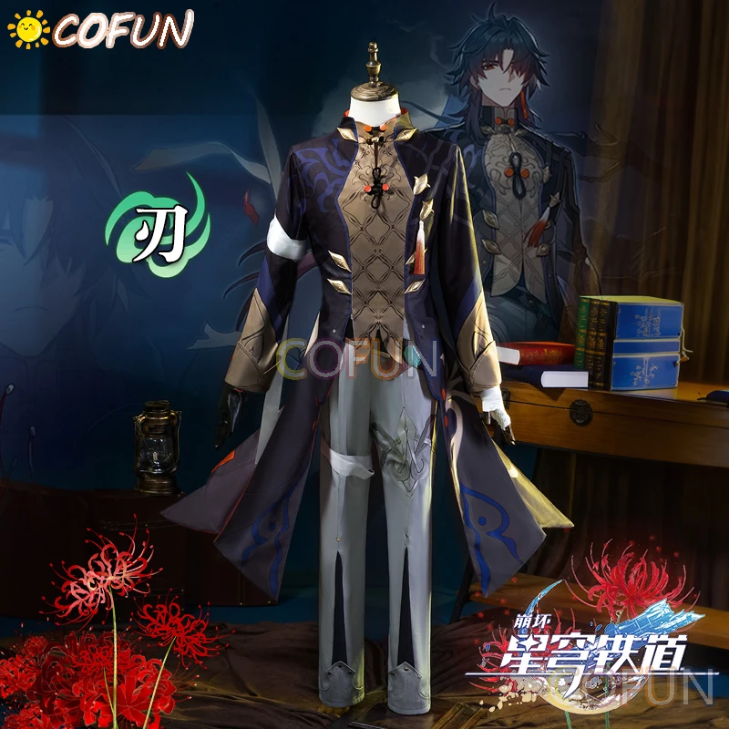 

COFUN Game Honkai:Star Rail Blade Cosplay Costume Halloween Outfits Men Honkai Blade Clothes New Suit Uniform