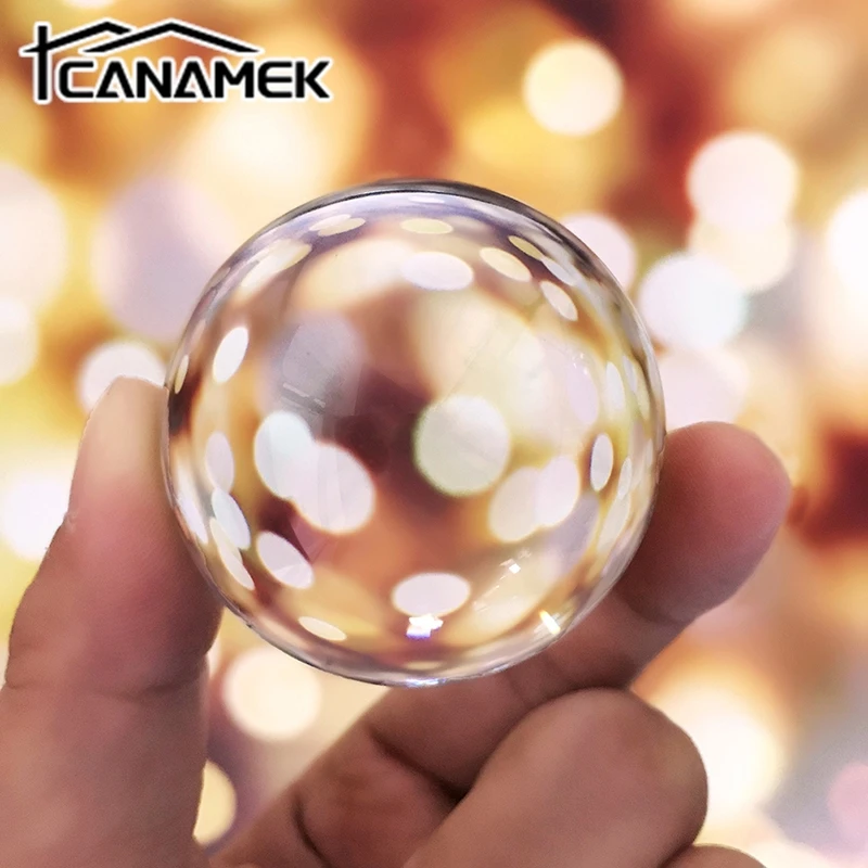 Crystal Balls 1Pc 20-50mm Clear Quartz Healing Sphere Photography Props Home Decor