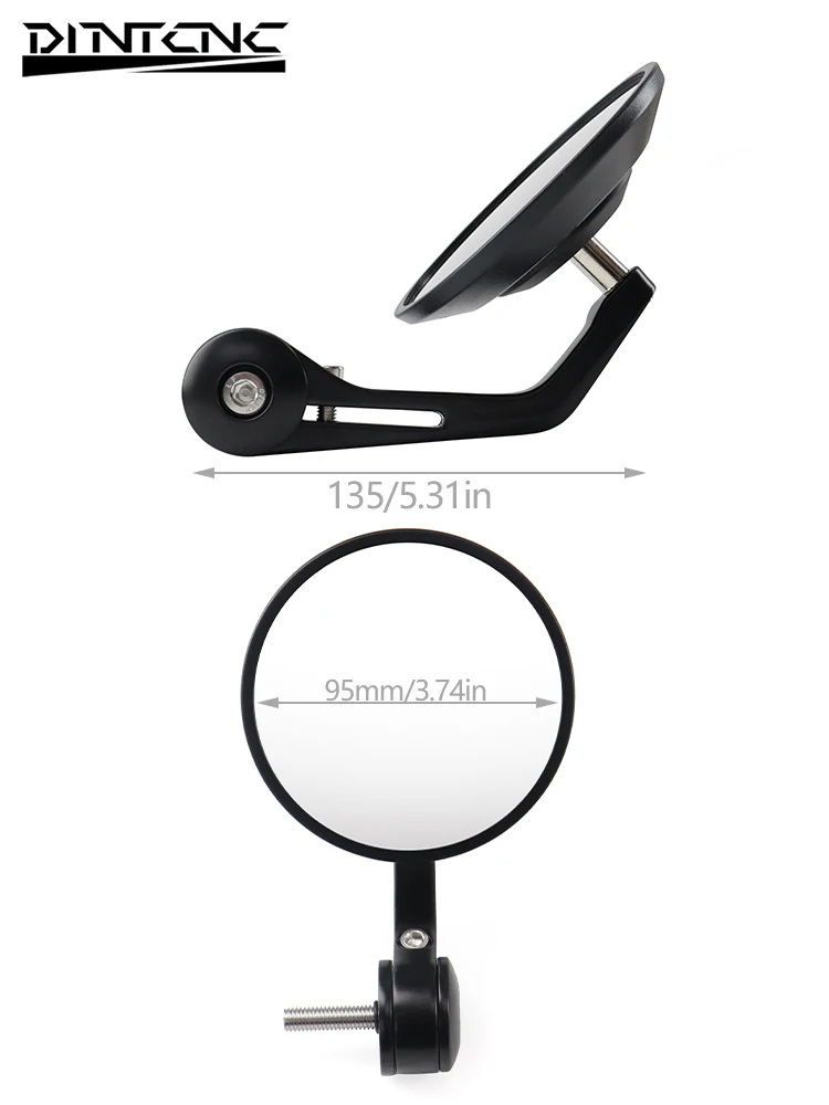 혼다 레블 1100 2020-2024 CMX DCT 핸들바 엔드 미러 REBEL1100 오토바이 좌우 후방 거울 원형 유리 액세서리